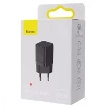 Мережевий зарядний пристрій Baseus GaN3 Fast Charger 1C PD3.0 30W Type-C 3A Чорний