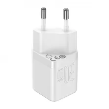 Мережевий зарядний пристрій Baseus GaN3 Fast Charger 1C PD3.0 30W Type-C 3A Білий