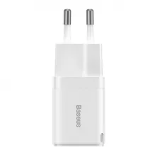 Мережевий зарядний пристрій Baseus GaN3 Fast Charger 1C PD3.0 30W Type-C 3A Білий