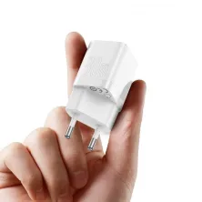 Мережевий зарядний пристрій Baseus GaN3 Fast Charger 1C PD3.0 30W Type-C 3A Білий