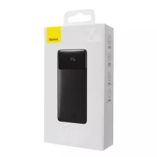 УМБ Baseus Bipow Digital Display 20000mAh 25W 3A з технологією QC3.0+PD3.0 2USB+Type-C + Кабель Type-C to Type-C 60W Чорний