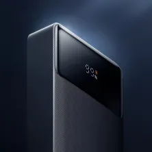 УМБ Baseus Bipow Digital Display 20000mAh 25W 3A з технологією QC3.0+PD3.0 2USB+Type-C + Кабель Type-C to Type-C 60W Чорний