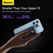 УМБ Baseus Adaman2 Digital Display 10000mAh 30W 5A з технологією QC3.0+PD3.0 2USB+Type-C + Кабель USB to Type-C Чорний