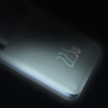 УМБ Baseus Bipow Pro Digital Display 10000mAh 22.5W 5A з технологією QC3.0+PD3.0 2USB+Type-C + Кабель USB to Type-C Блакитний