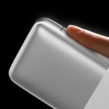 УМБ Baseus Bipow Pro Digital Display 10000mAh 22.5W 5A з технологією QC3.0+PD3.0 2USB+Type-C + Кабель USB to Type-C Білий