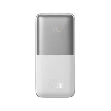 УМБ Baseus Bipow Pro Digital Display 10000mAh 22.5W 5A з технологією QC3.0+PD3.0 2USB+Type-C + Кабель USB to Type-C Білий