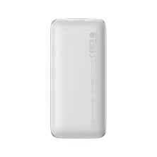 УМБ Baseus Bipow Pro Digital Display 10000mAh 22.5W 5A з технологією QC3.0+PD3.0 2USB+Type-C + Кабель USB to Type-C Білий