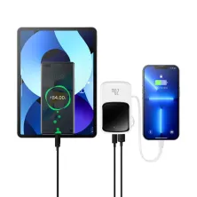 УМБ Baseus Q Pow Pro 10000mAh 20W 5A з технологією QC3.0+PD3.0 та iP кабелем 20W Білий