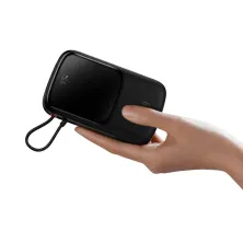 УМБ Baseus Q Pow Pro 10000mAh 20W 5A з технологією QC3.0+PD3.0 та iP кабелем 20W Чорний