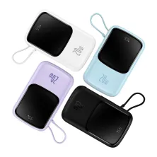 УМБ Baseus Q Pow Pro 10000mAh 22.5W 5A з технологією QC3.0+PD3.0 та Type-C кабелем 22.5W Білий