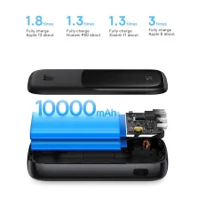 УМБ Baseus Q Pow Pro 10000mAh 22.5W 5A з технологією QC3.0+PD3.0 та Type-C кабелем 22.5W Чорний
