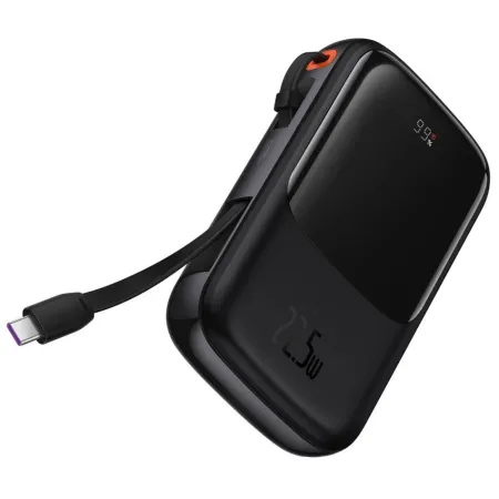 УМБ Baseus Q Pow Pro 10000mAh 22.5W 5A з технологією QC3.0+PD3.0 та Type-C кабелем 22.5W Чорний