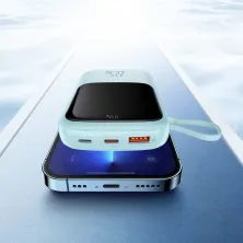 УМБ Baseus Q Pow Pro 10000mAh 22.5W 5A з технологією QC3.0+PD3.0 та Type-C кабелем 22.5W Блакитний
