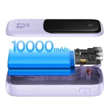 УМБ Baseus Q Pow Pro 10000mAh 22.5W 5A з технологією QC3.0+PD3.0 та Type-C кабелем 22.5W Фіолетовий