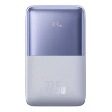 УМБ Baseus Bipow Pro Digital Display 20000mAh 22.5W 5A з технологією QC3.0+PD3.0 2USB+Type-C + Кабель USB to Type-C Фіолетовий