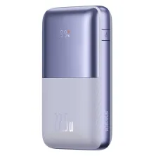 УМБ Baseus Bipow Pro Digital Display 20000mAh 22.5W 5A з технологією QC3.0+PD3.0 2USB+Type-C + Кабель USB to Type-C Фіолетовий