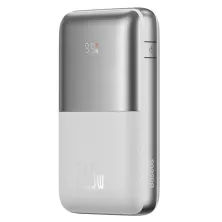 УМБ Baseus Bipow Pro Digital Display 20000mAh 22.5W 5A з технологією QC3.0+PD3.0 2USB+Type-C + Кабель USB to Type-C Білий