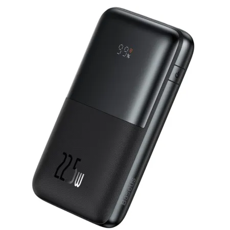 УМБ Baseus Bipow Pro Digital Display 20000mAh 22.5W 5A з технологією QC3.0+PD3.0 2USB+Type-C + Кабель USB to Type-C Чорний