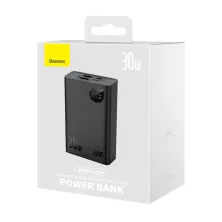 УМБ Baseus Adaman2 Digital Display 20000mAh 30W 5A с технологией QC3.0+PD3.0 VOOC 2USB+Type-C + Кабель USB to Type-C Черный