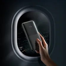 УМБ Baseus Bipow Pro Digital Display 10000mAh 20W 3A з технологією QC3.0+PD3.0 2USB+Type-C + Кабель USB to Type-C Чорний