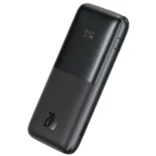УМБ Baseus Bipow Pro Digital Display 10000mAh 20W 3A з технологією QC3.0+PD3.0 2USB+Type-C + Кабель USB to Type-C Чорний