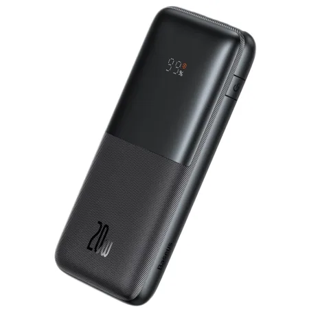 УМБ Baseus Bipow Pro Digital Display 10000mAh 20W 3A з технологією QC3.0+PD3.0 2USB+Type-C + Кабель USB to Type-C Чорний