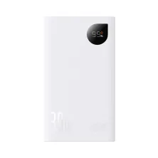 УМБ Baseus Adaman2 Digital Display 20000mAh 30W 5A з технологією QC3.0+PD3.0 VOOC 2USB+Type-C + Кабель USB to Type-C Білий