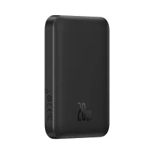 УМБ Baseus Magnetic Wireless 2in1 6000mAh 20W 2.4A QC3.0+PD3.0 с Беспроводной зарядкой Qi 15W Черный