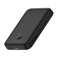 УМБ Baseus Magnetic Wireless 2in1 6000mAh 20W 2.4A QC3.0+PD3.0 з Бездротовою зарядкою Qi 15W Чорний