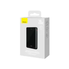 УМБ Baseus Magnetic Bracket 3in1 10000mAh 20W 3A QC3.0+PD3.0 с Беспроводной зарядкой Qi 15W Синий