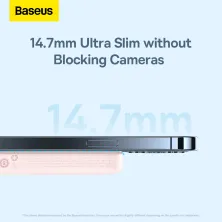 УМБ Baseus Magnetic Wireless 2in1 6000mAh 20W 2.4A QC3.0+PD3.0 с Беспроводной зарядкой Qi 15W Розовый