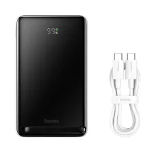 УМБ Baseus Magnetic Bracket 3in1 10000mAh 20W 3A QC3.0+PD3.0 с Беспроводной зарядкой Qi 15W Белый