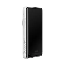 УМБ Baseus Magnetic Bracket 3in1 10000mAh 20W 3A QC3.0+PD3.0 с Беспроводной зарядкой Qi 15W Белый