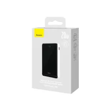 УМБ Baseus Magnetic Bracket 3in1 10000mAh 20W 3A QC3.0+PD3.0 с Беспроводной зарядкой Qi 15W Белый