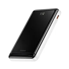 УМБ Baseus Magnetic Bracket 3in1 10000mAh 20W 3A QC3.0+PD3.0 с Беспроводной зарядкой Qi 15W Белый
