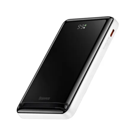 УМБ Baseus Magnetic Bracket 3in1 10000mAh 20W 3A QC3.0+PD3.0 с Беспроводной зарядкой Qi 15W Белый