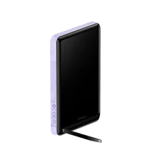 УМБ Baseus Magnetic Bracket 3in1 10000mAh 20W 3A QC3.0+PD3.0 с Беспроводной зарядкой Qi 15W Фиолетовый