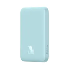 УМБ Baseus Magnetic Wireless 2in1 6000mAh 20W 2.4A QC3.0+PD3.0 з Бездротовою зарядкою Qi 15W Блакитний