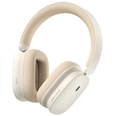 Беспроводные Bluetooth наушники Baseus Bowie H1 с функцией шумоподавления ANC Белый