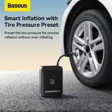 Пускозарядний пристрій Бустер Baseus Super Energy 2in1 12V 8000mAh 1000A з функцією Павербанка 5V/3A і Компресора Чорний