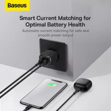 Сетевое зарядное устройство Baseus Compact Charger 2USB 2.1A 10.5W Черный