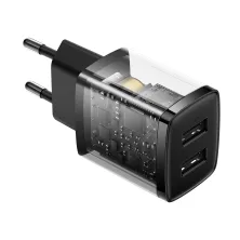 Сетевое зарядное устройство Baseus Compact Charger 2USB 2.1A 10.5W Черный
