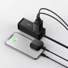 Сетевое зарядное устройство Baseus Compact Charger 2USB 2.1A 10.5W Черный