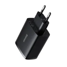 Мережевий зарядний пристрій Baseus Compact Charger 3USB 3.4A 17W Чорний
