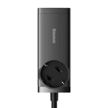 Сетевое зарядное устройство Baseus GaN3 Pro PowerStrip Fast Charger QC4.0+PD3.0 100W AC+2USB+2Type-C 5A + кабель Baseus Type-C to Type-C 100W 20V/5A 1м Черный