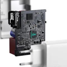 Мережевий зарядний пристрій Baseus GaN2 Fast Charger QC5.0+PD3.0 100W Type-C 5A + кабель Baseus Type-C to Type-C 100W 20V/5A 1.5м Білий