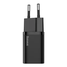 Мережевий зарядний пристрій Baseus Super Si Quick Charger 1C QC3.0+PD3.0 25W Type-C 3A Чорний