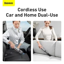 Акумуляторний пилосос Baseus A3 Car Vacuum Cleaner 135 Вт 15000 Па Сріблястий