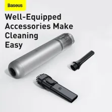 Акумуляторний пилосос Baseus A3 Car Vacuum Cleaner 135 Вт 15000 Па Сріблястий