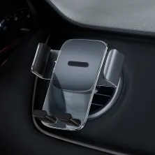 Автодержатель для телефона Baseus Easy Control Clamp Air Outlet Version в круглый воздуховод Черный